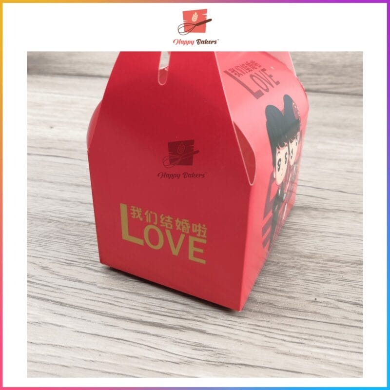 Wedding Gift Box With Handle Couples Holding Hands - Image 7