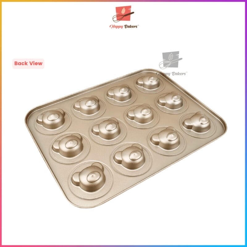 Mini Bear Madeleine Baking Tray Loyang 6 9 12 Cavities For Madeleine Cake - Image 8