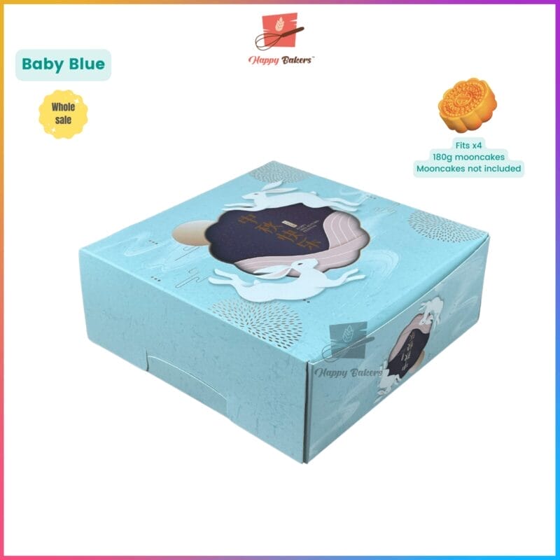 Mooncake Box Fits 4pcs 185g - Image 2