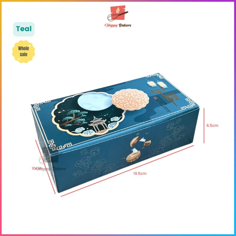 Mooncake 2pcs Box With Gold Stamping - Image 5
