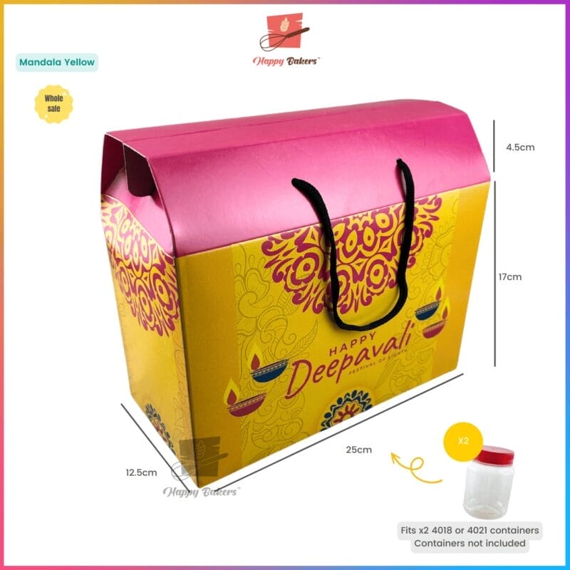 Happy Deepavali Gift Box With String Handle - Image 4