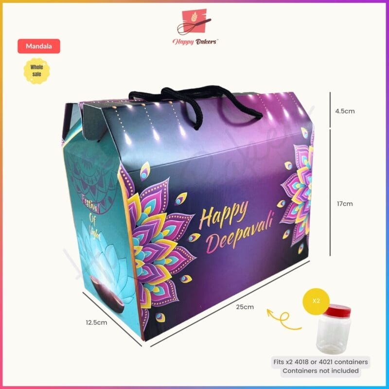 Happy Deepavali Gift Box With String Handle - Image 7