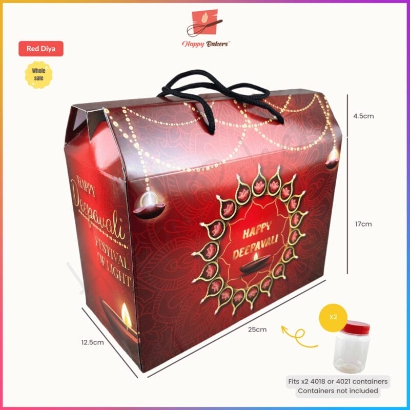 Happy Deepavali Gift Box With String Handle - Image 8