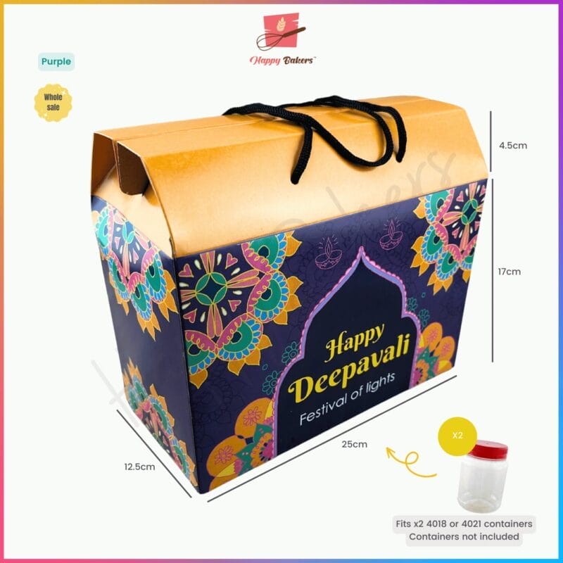 Happy Deepavali Gift Box With String Handle - Image 9