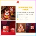 Mooncake Bunny Classical 1 Piece Box With Handle