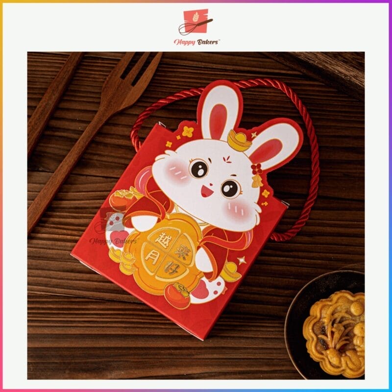 Mooncake Bunny Classical 1 Piece Box With Handle - Image 6
