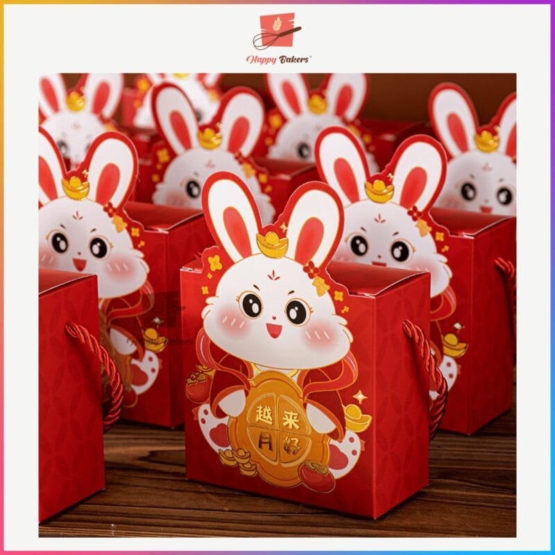 Mooncake Bunny Classical 1 Piece Box With Handle - Image 7