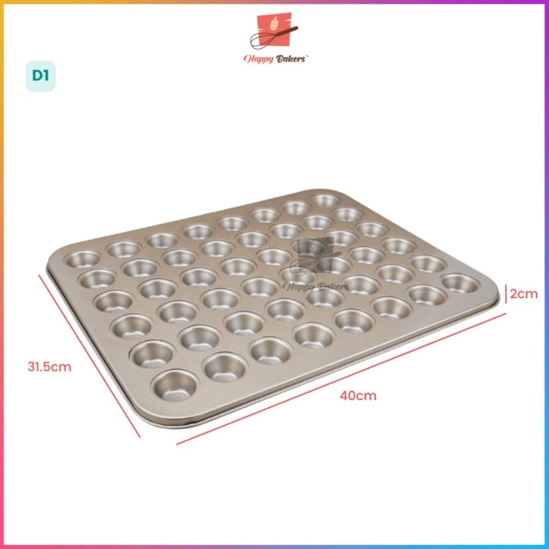 Mini Cup Cake 48 Cavities Mould - Image 3
