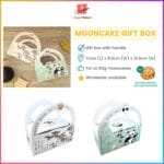Stylish mooncake gift boxes with handles