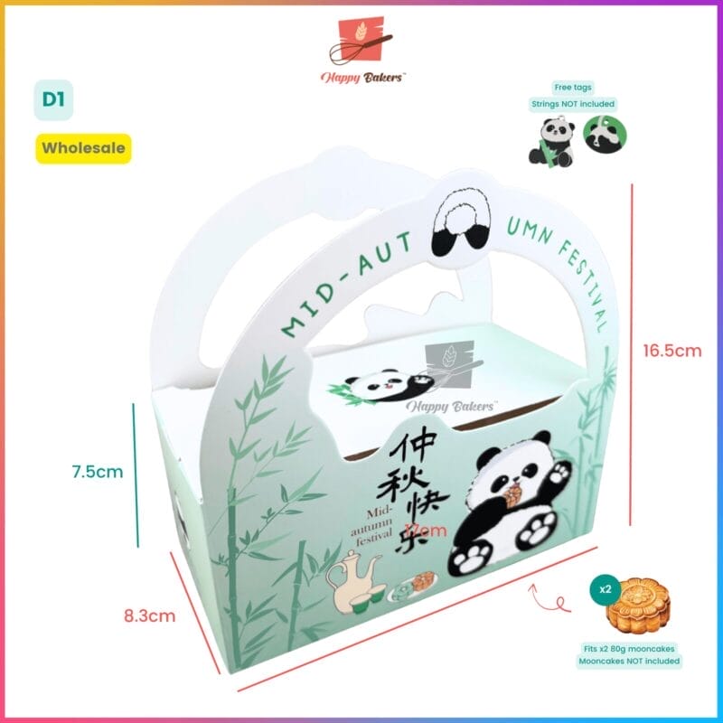 Mid Autumn Festival Mooncake Panda Classical Gift Box - Image 3
