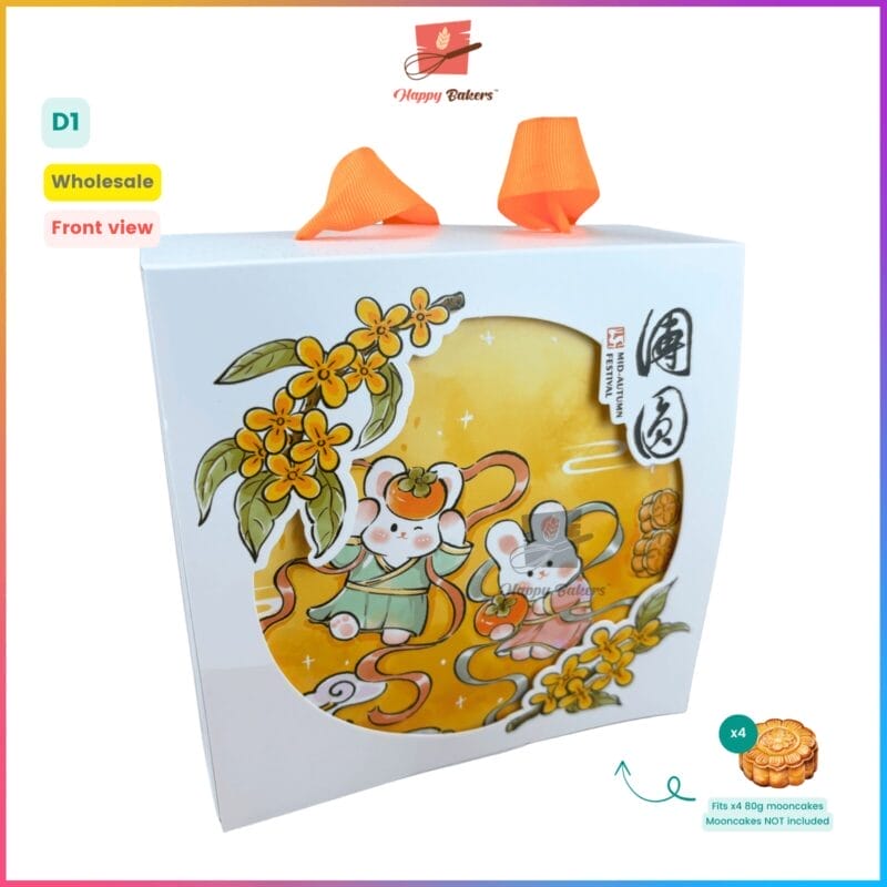 Mid Autumn Mooncake Festival Bunny Gift Box - Image 2