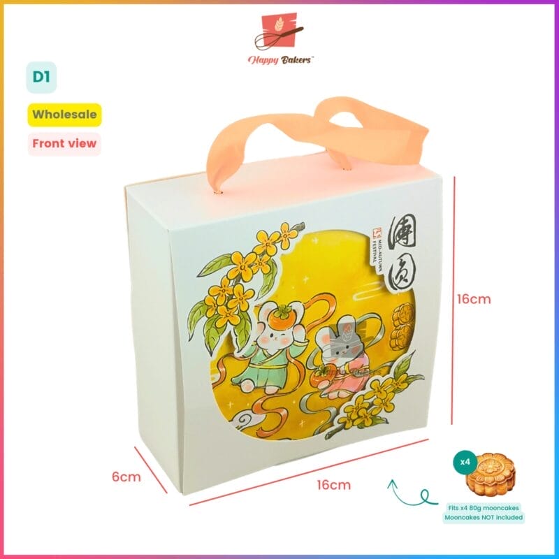 Mid Autumn Mooncake Festival Bunny Gift Box - Image 3