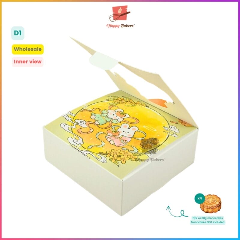 Mid Autumn Mooncake Festival Bunny Gift Box - Image 4