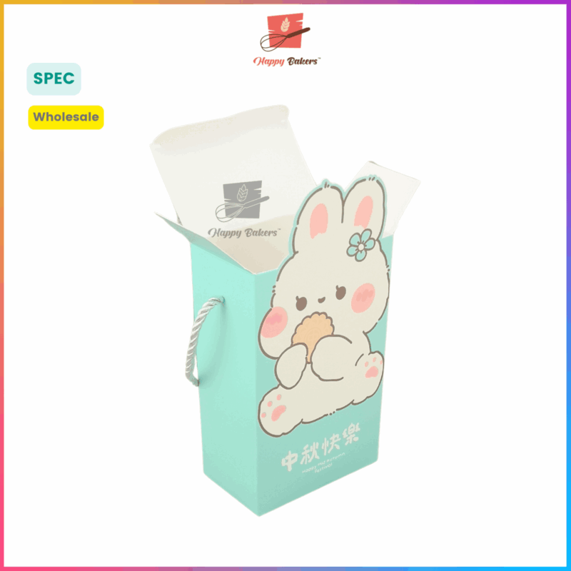Mid Autumn Cute Rabbit Mooncake Box - Image 4