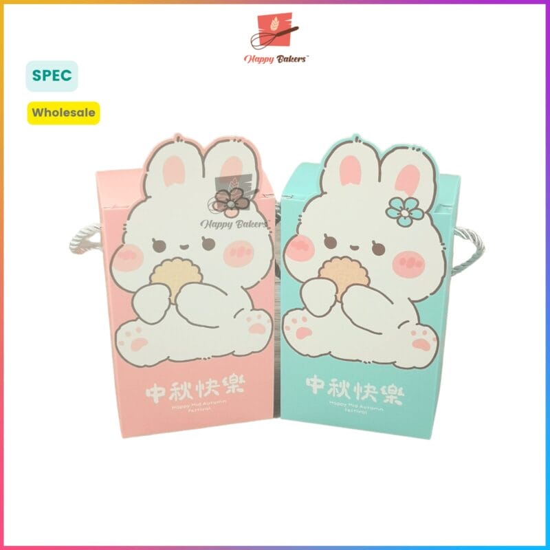 Mid Autumn Cute Rabbit Mooncake Box - Image 5