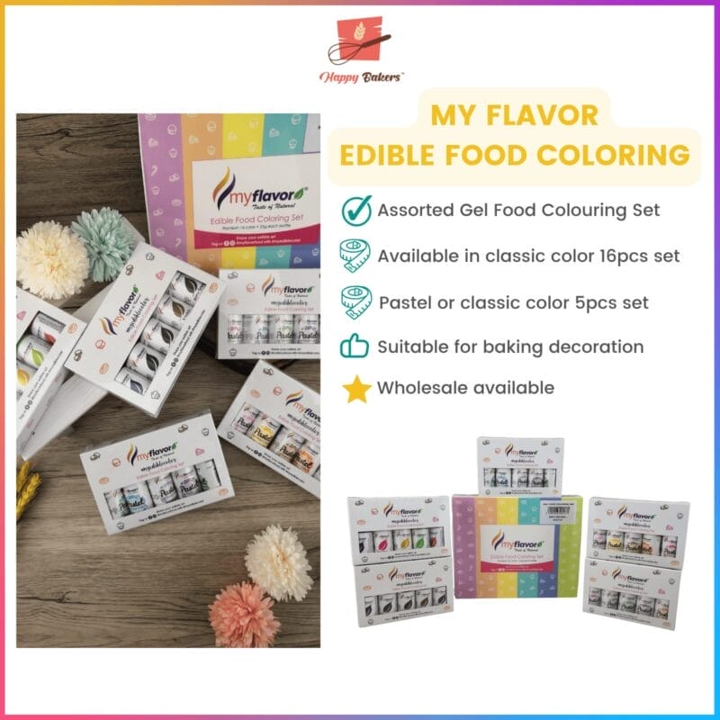 MyFlavor Gel Food Colouring Set