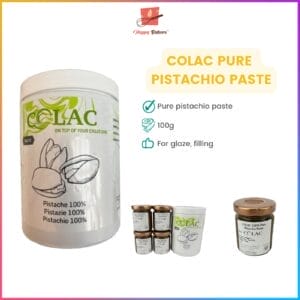 Colac pure pistachio paste 100g packaging