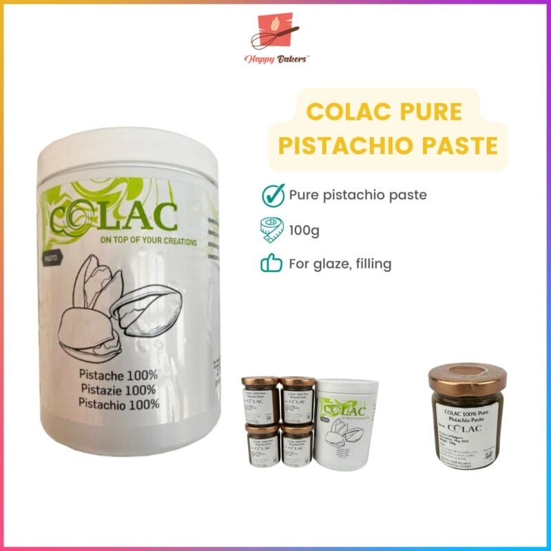 Colac pure pistachio paste 100g packaging