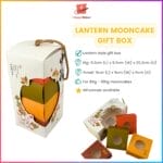 Colorful lantern-style mooncake gift box