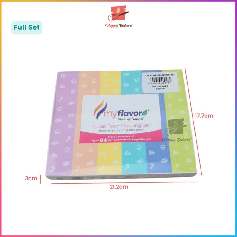 MyFlavor Gel Food Colouring Set - Image 3