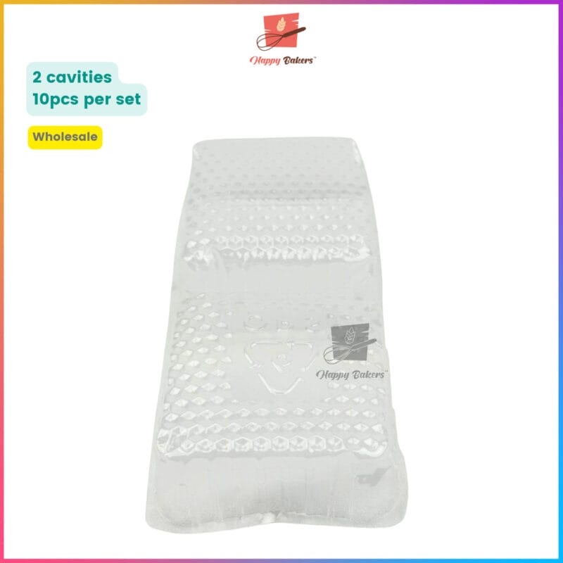 Mooncake 2 Cavities Plastic Tray 10pcs/Set - Image 4
