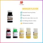 Variety of Mohler flavor pastes for baking
