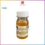 Bottle of durian flavor paste for baking.