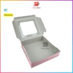 68f9dd6f34fba_1761205615.jpg 10-inch pink bakery box with transparent window.