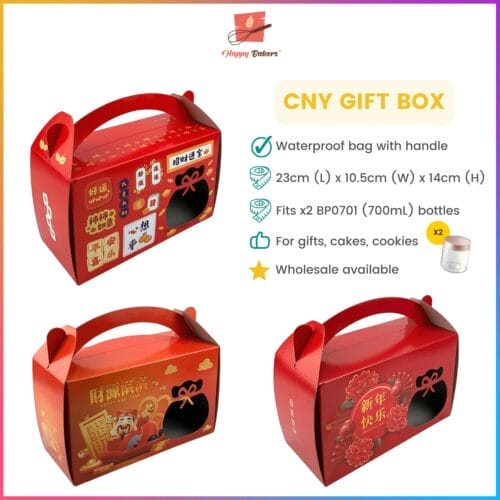 Lunar New Year Cakes Tarts 5pcs Gift Box - HAppyBakers