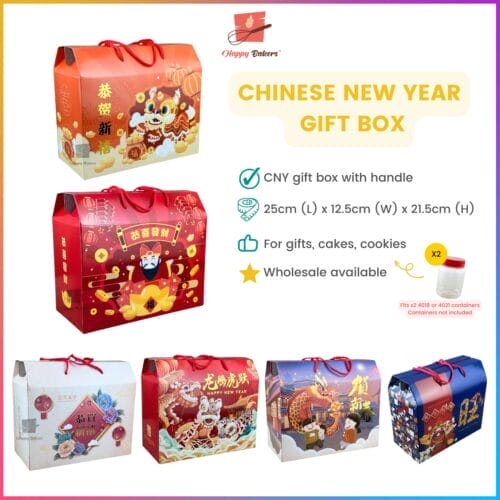 CNY Lunar New Year Gift Boxes - HappyBakers