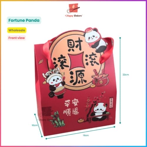 2026 CNY Horse Design Gift Box - Fortune Panda - HappyBakers